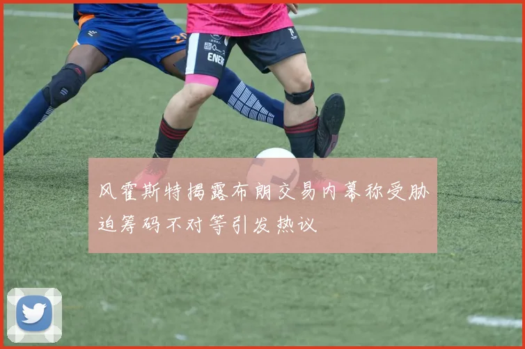 风霍斯特揭露布朗交易内幕称受胁迫筹码不对等引发热议